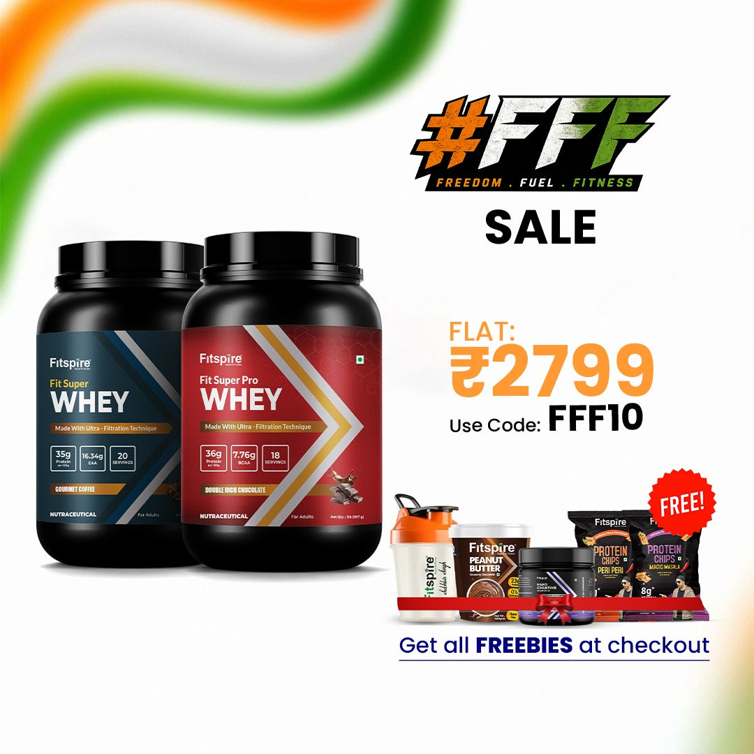 Fitspire Fit Super & Super Pro Whey Protein Combo (Chocolate & Gourmet Coffee Flavor)