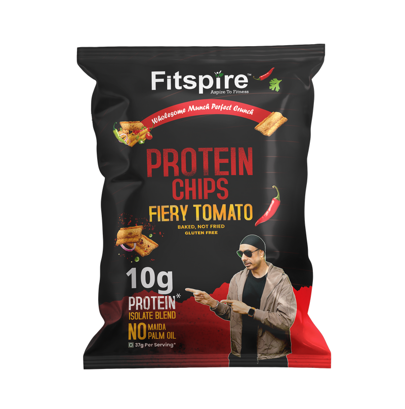 Fitspire Protein Chips ( Pack of 1 ) – Assorted Flavors (37g)