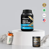 Fitspire Mass Gainer - (1.5 Kg) With Super King Gold Whey Protein (165 Gm) & Free Shaker