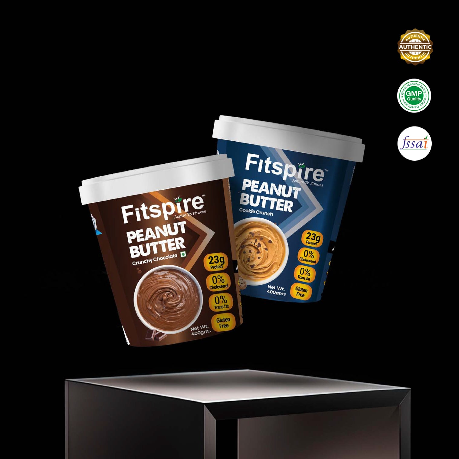 Peanut Butter 400 g  X 2 (Cruncy Chocolate + Choco-Cookie)