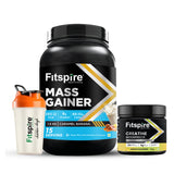 FITSPIRE MASS GAINER WITH CREATIN & FREE SHAKER