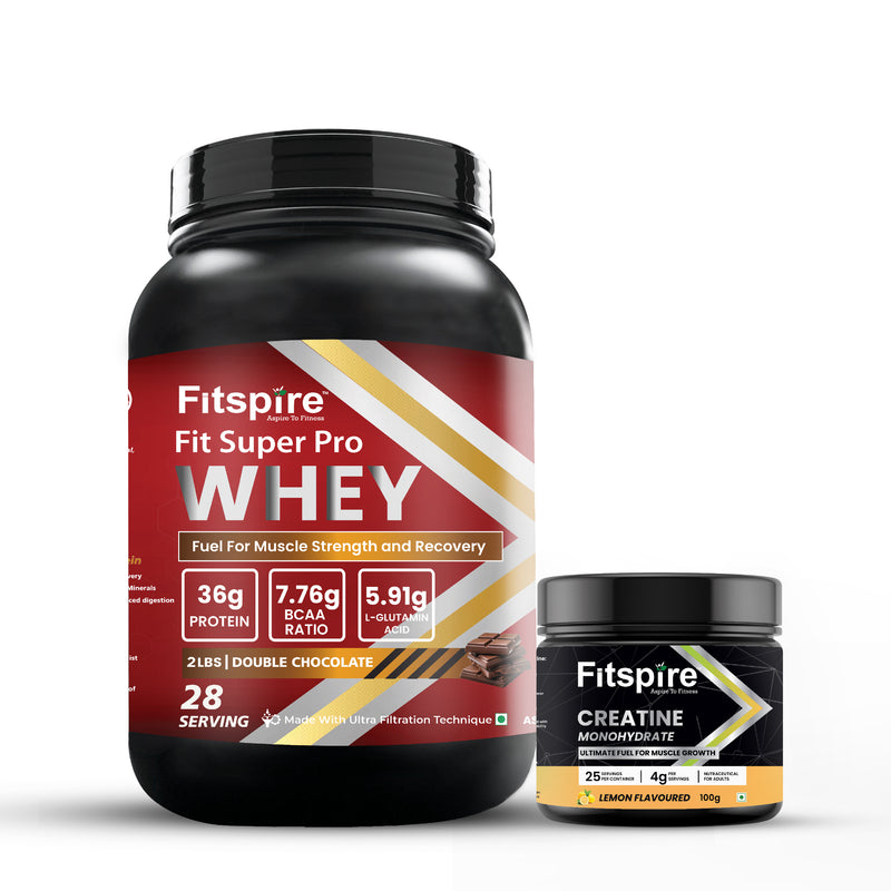 FIT SUPER WHEY PROTEIN COMBOS (1kg) WITH FREE CREATINE