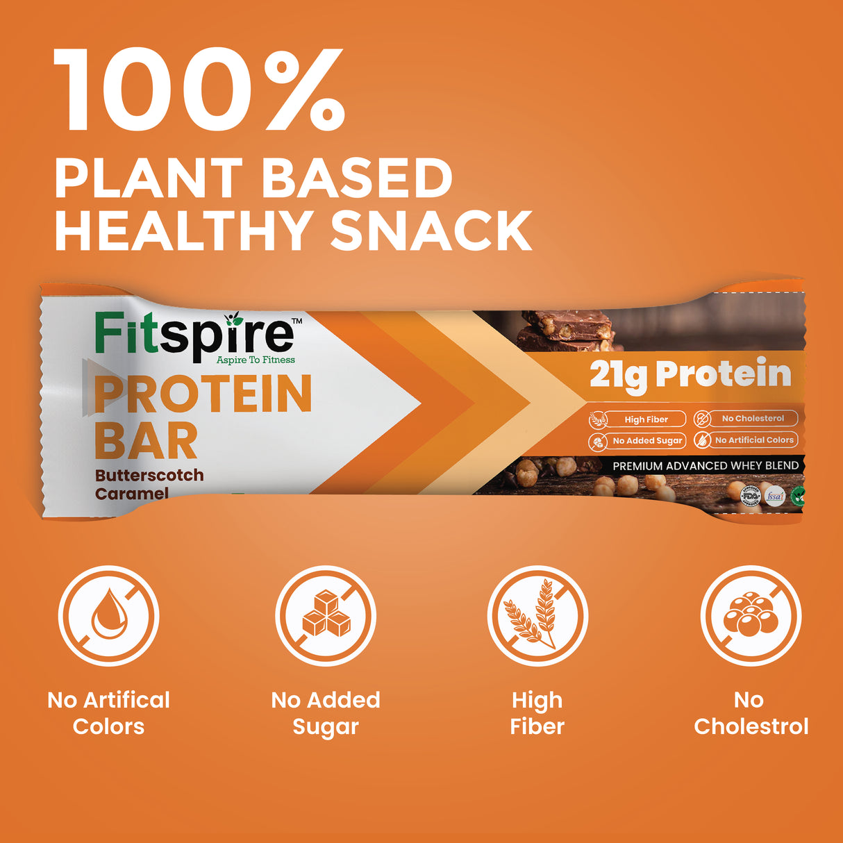 Protein Bars (Pack Of 6) Butterscotch