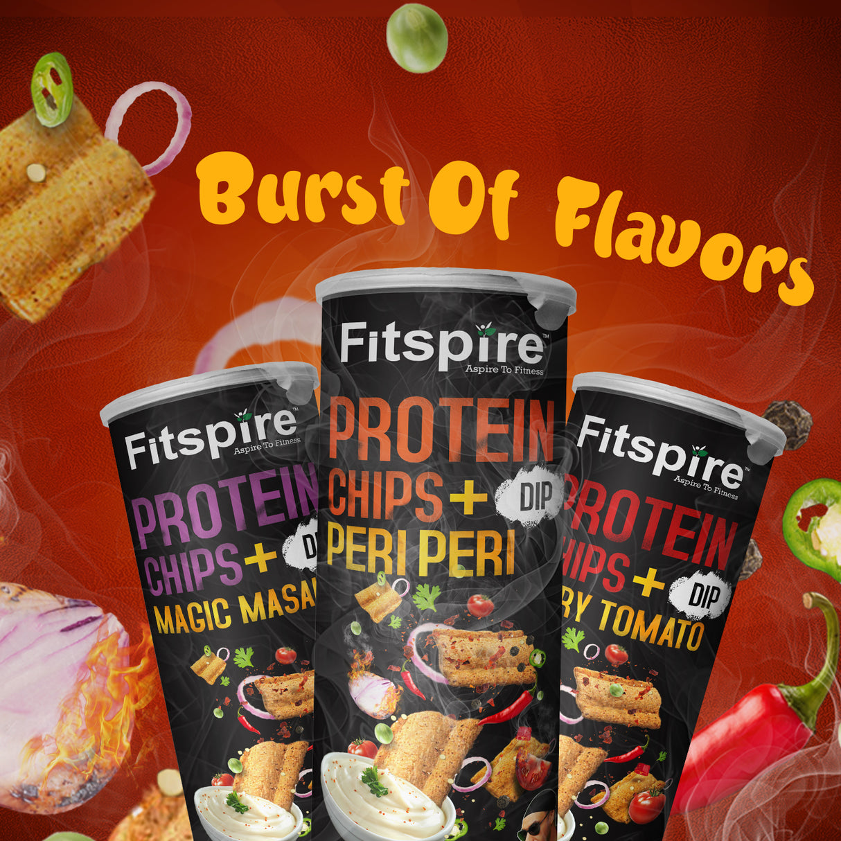 Fitspire Protein Chips ( Magic masala )