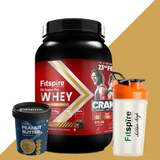 fitspire super pro whey protein with peanut butter and shaker, whey protein powder, protein, whey, protien, whey protein 1kg, gold whey protein, gym protein, whey protein powder 1kg, whey protein for women
