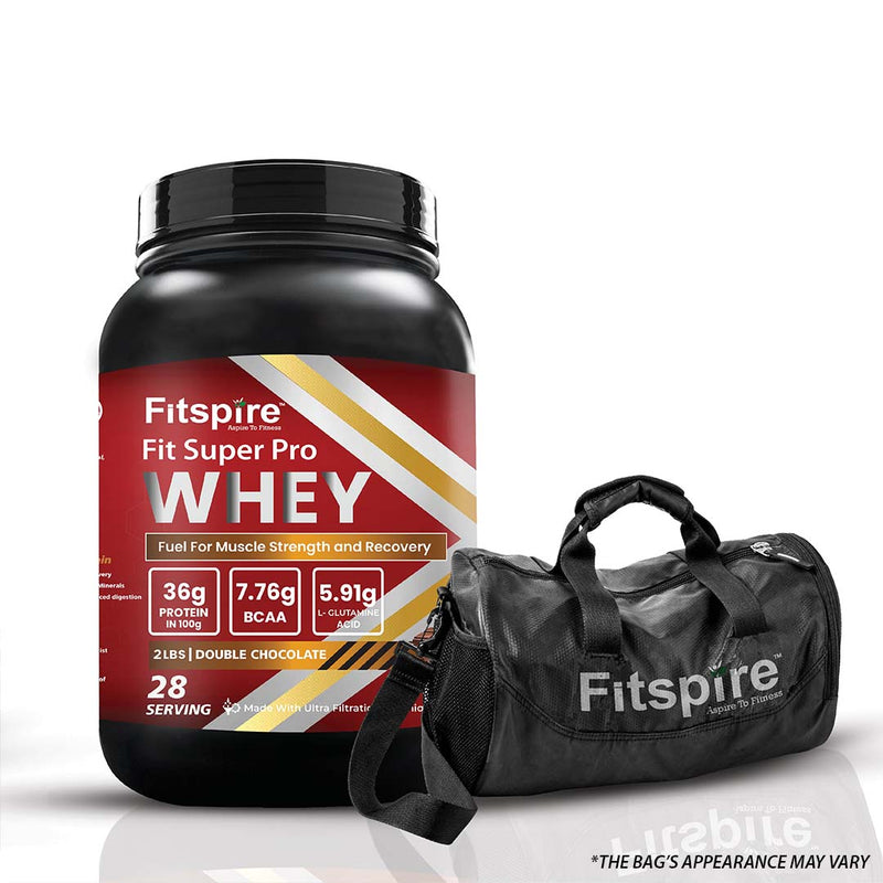 Fit Super Pro Whey Protein With Gym Bag