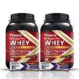 Fit Whey Protein (Pack Of 2) With 2 Energy Bars