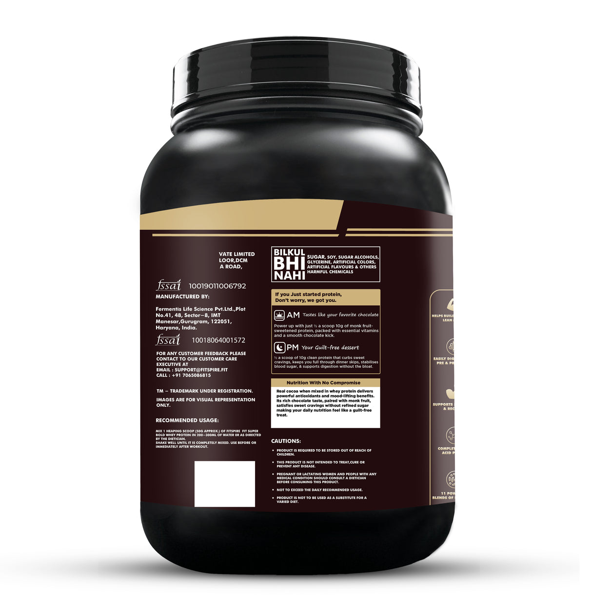 Fit Super Bold Protein – Rich Chocolate (2 LBS)