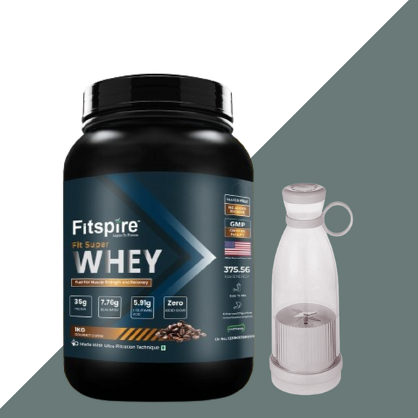 Super whey protein with juicer