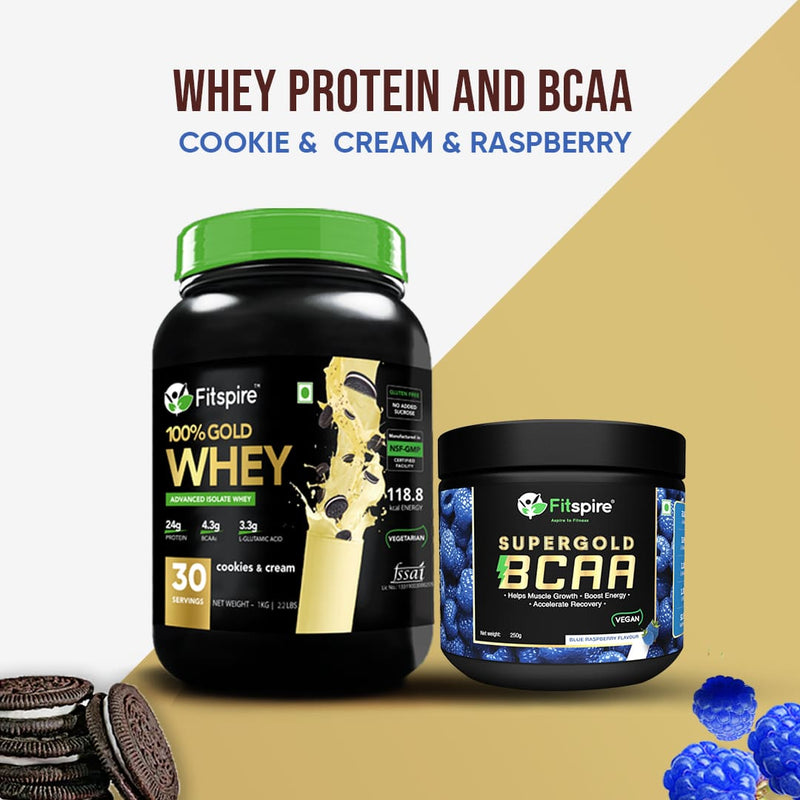 2KG GOLD ISOLATE WHEY PROTEIN WITH SUPER BCAA