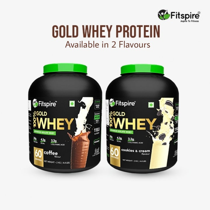 Advanced Gold Isolate Whey Protein 2kg - (Coffee)